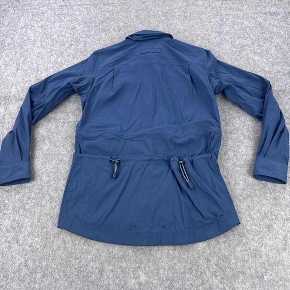 Duluth Trading Jacket Mens XS Blue No Fly Zone Insect Repellent Ripstop Utility - Picture 5 of 15